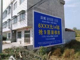 湄潭墙体广告质量分析