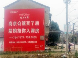 湄潭墙体广告在乡镇、农村市场的媒体优势