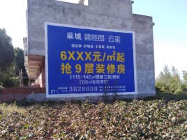 湄潭墙体广告的好处