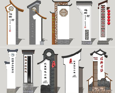 湄潭美丽乡村标识标牌有哪些分类？